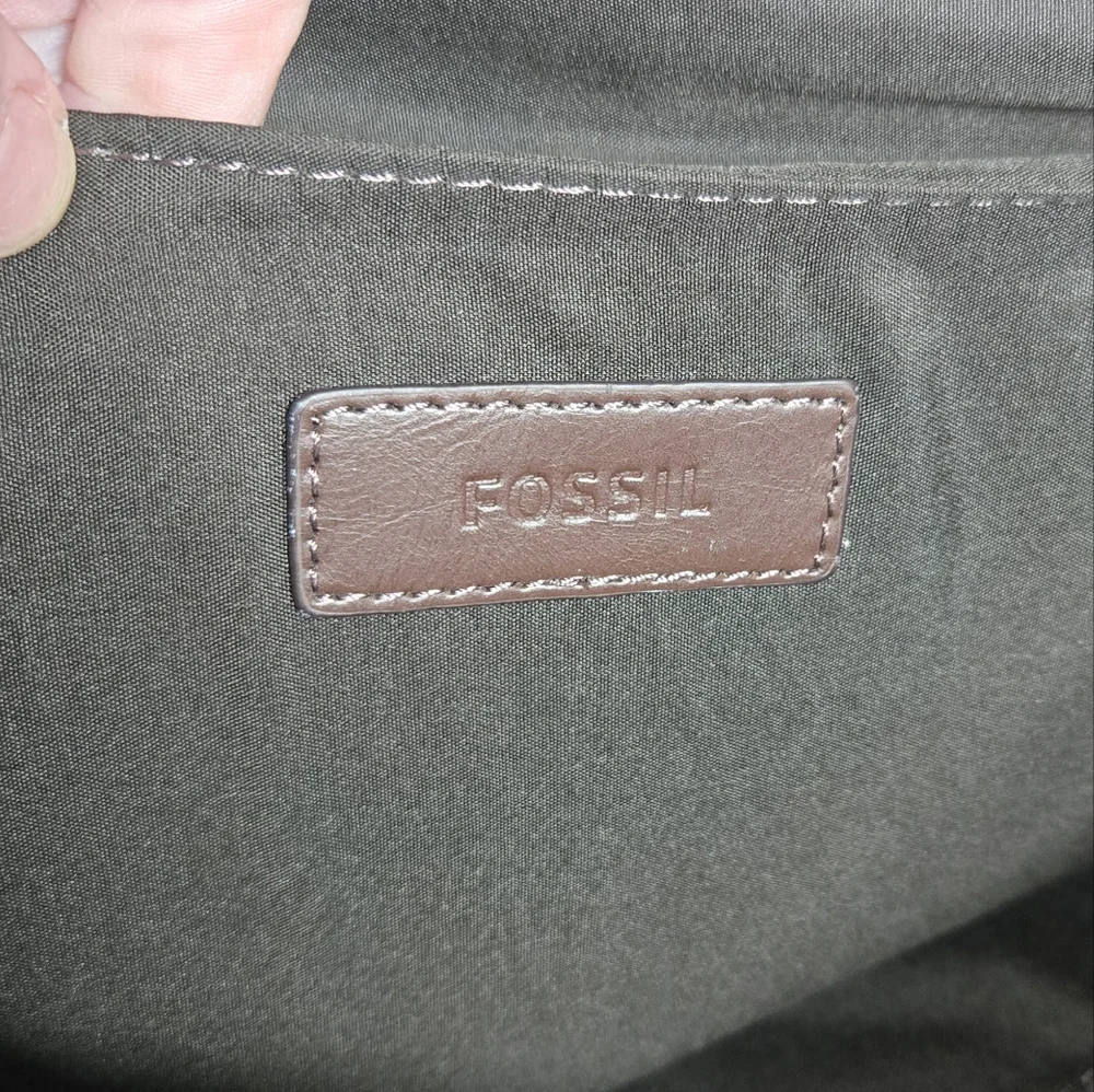 Fossil Weston Brown Leather Backpack‎